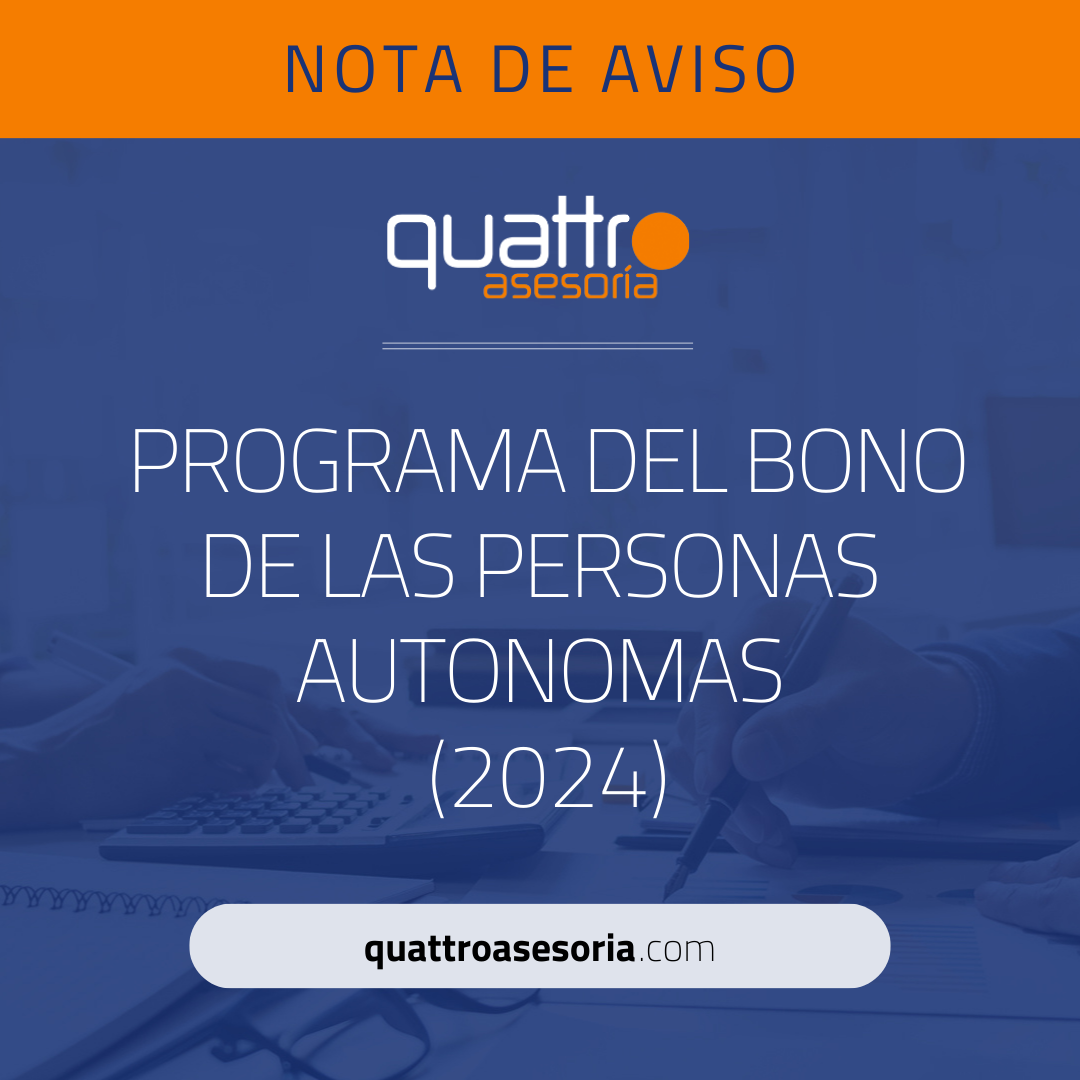Programa del Bono de las personas autónomas – 2024