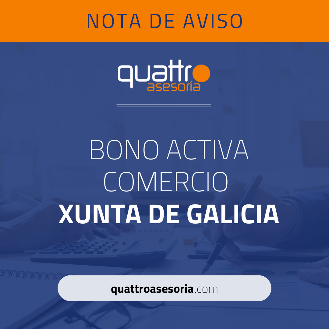 BONO ACTIVA COMERCIO 2024 – XUNTA DE GALICIA